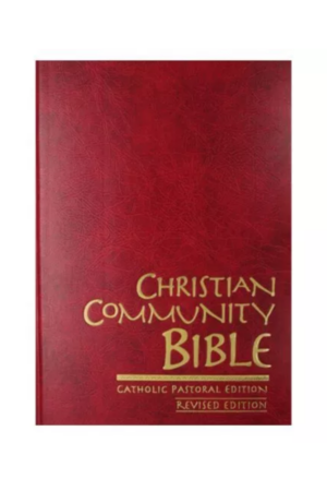 Christian Community Bible, Popular, New Edition, Hardbound, Index (RED)